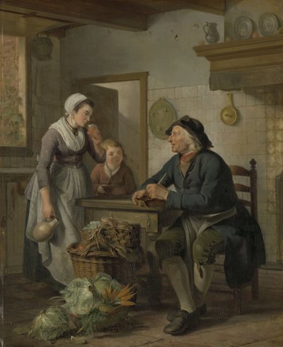 Morning Visit, 1796 by Adriaan de Lelie